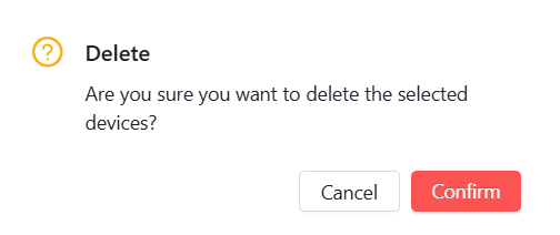 אישור ביטול השיוך בתיבת הודעה קופצת