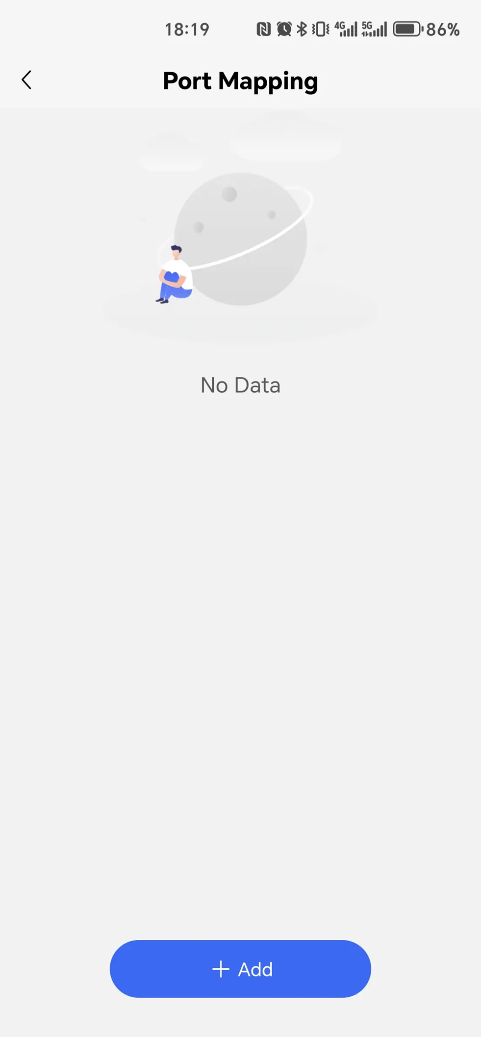 ניווט אל Port Mapping באפליקציה