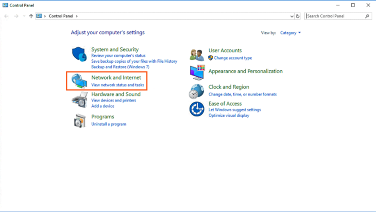 הגדרת חיבור רשת חדש