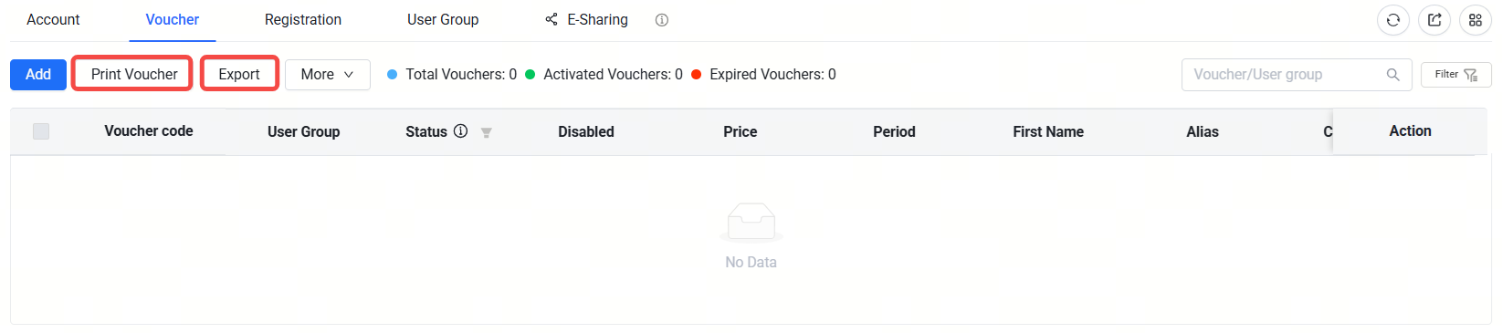 ייבוא קופונים באצווה